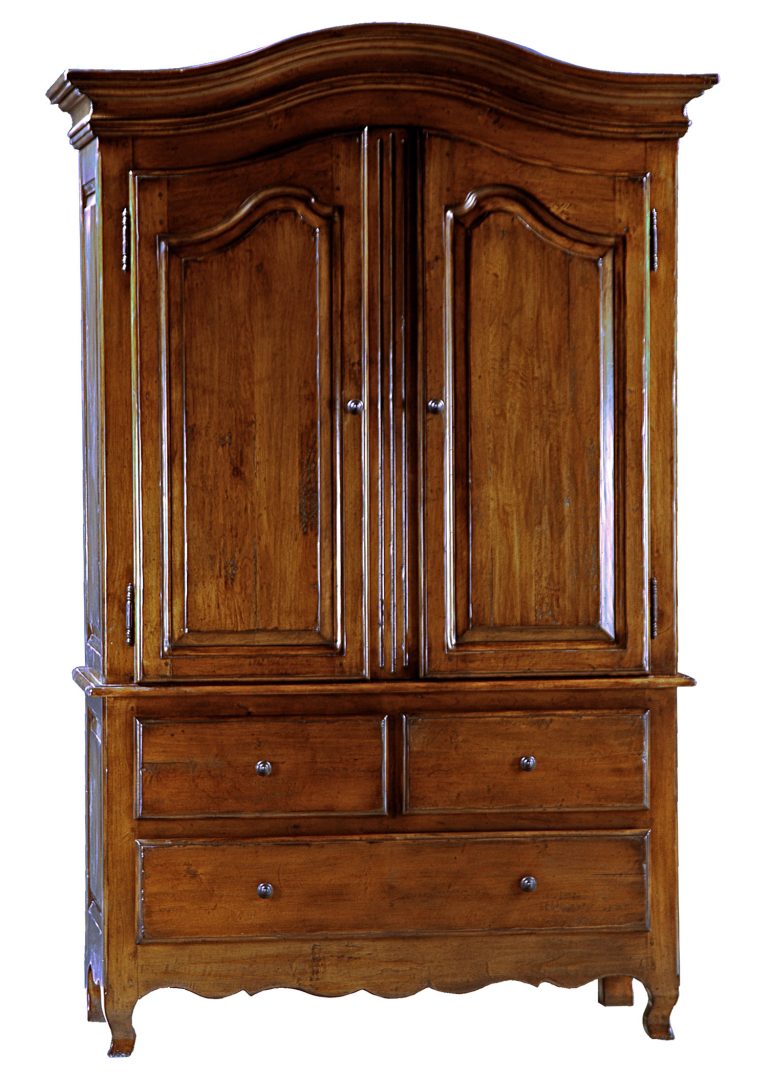 Jacqueline traditional armoire cabinet by Woodland furniture in Idaho Falls