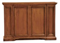 Gaspar traditional tv media console / bar cabinet by Woodland furniture in Idaho Falls
