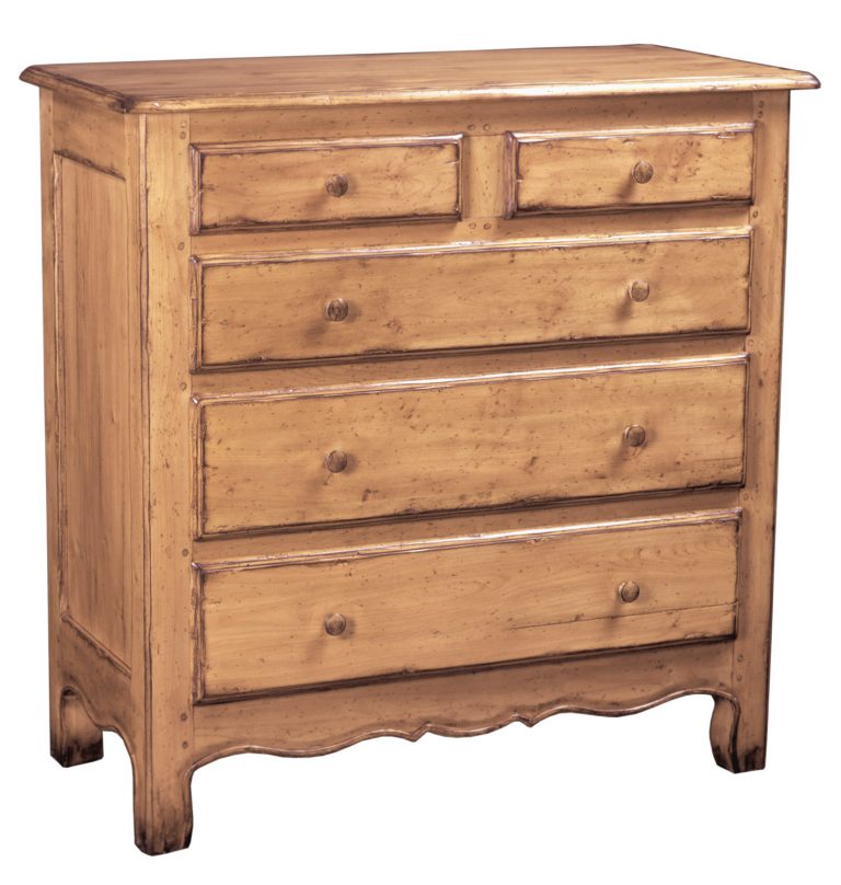 Conrad traditional chest of drawers dresser by Woodland furniture in Idaho Falls
