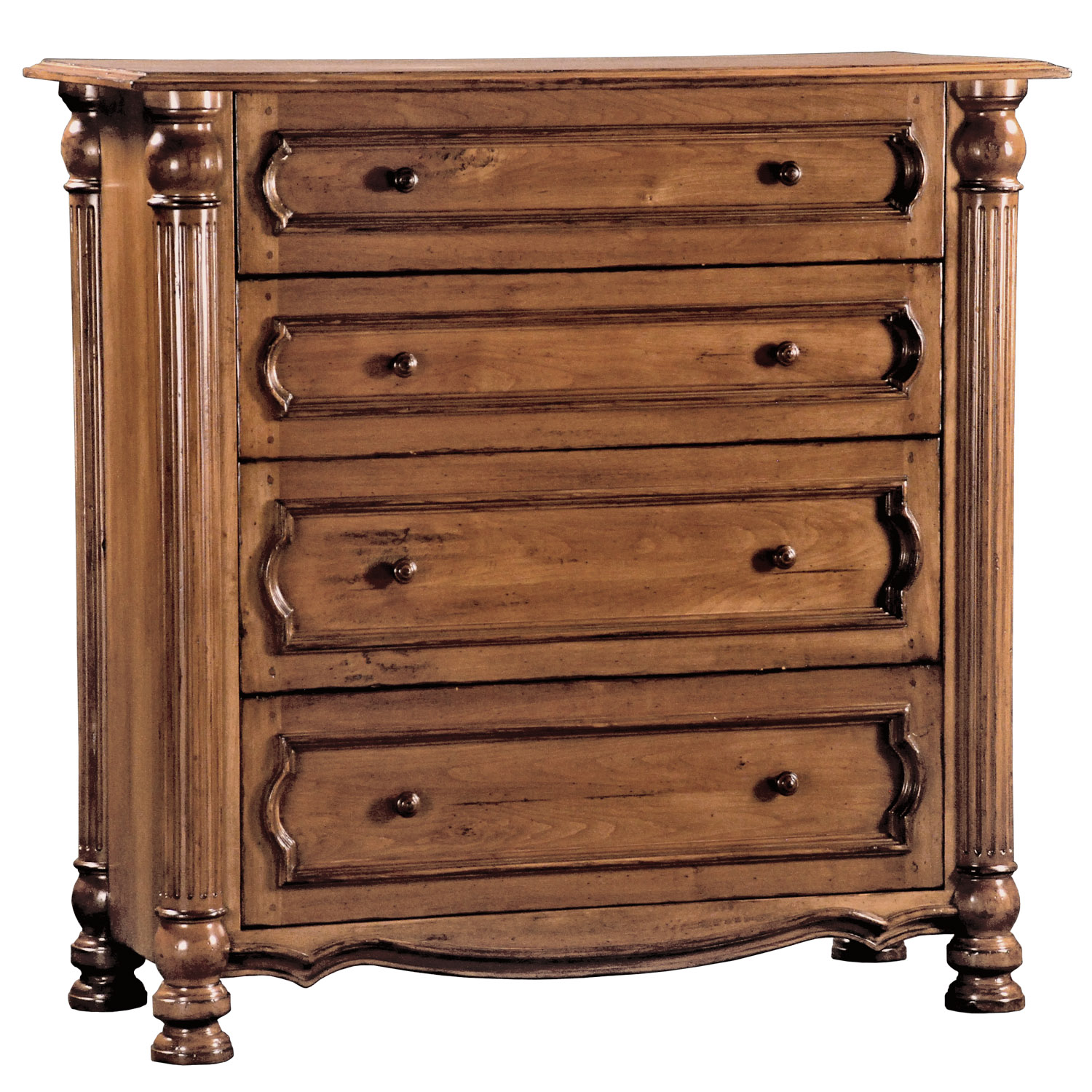 Belmont traditional chest of drawers dresser by Woodland furniture in Idaho Falls