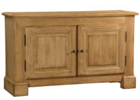 Russell traditional country farmhouse server cabinet by Woodland furniture in Idaho Falls USA