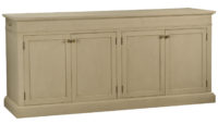 Ronson farmohouse traditional transitional buffet server cabinet by Woodland furniture in Idaho Falls