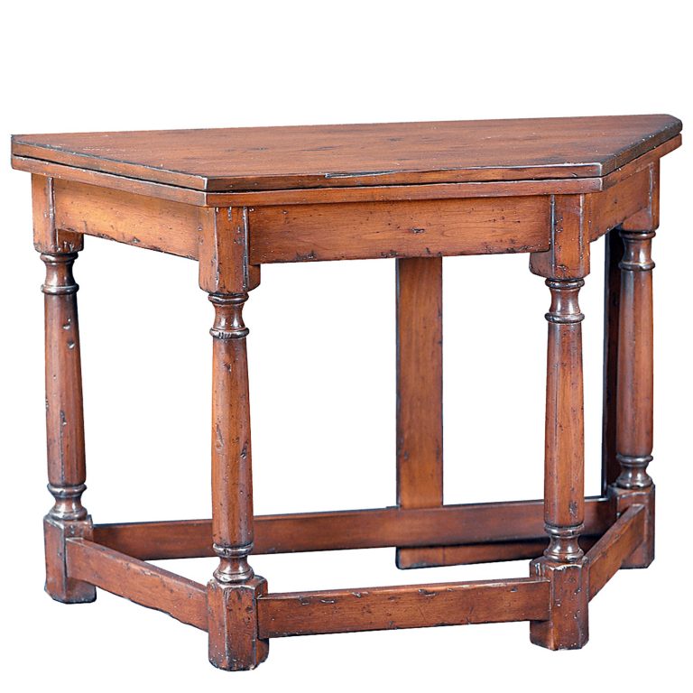 Drake Gate leg collapsible octogan sofa table console by Woodland Furniture in Idaho Falls