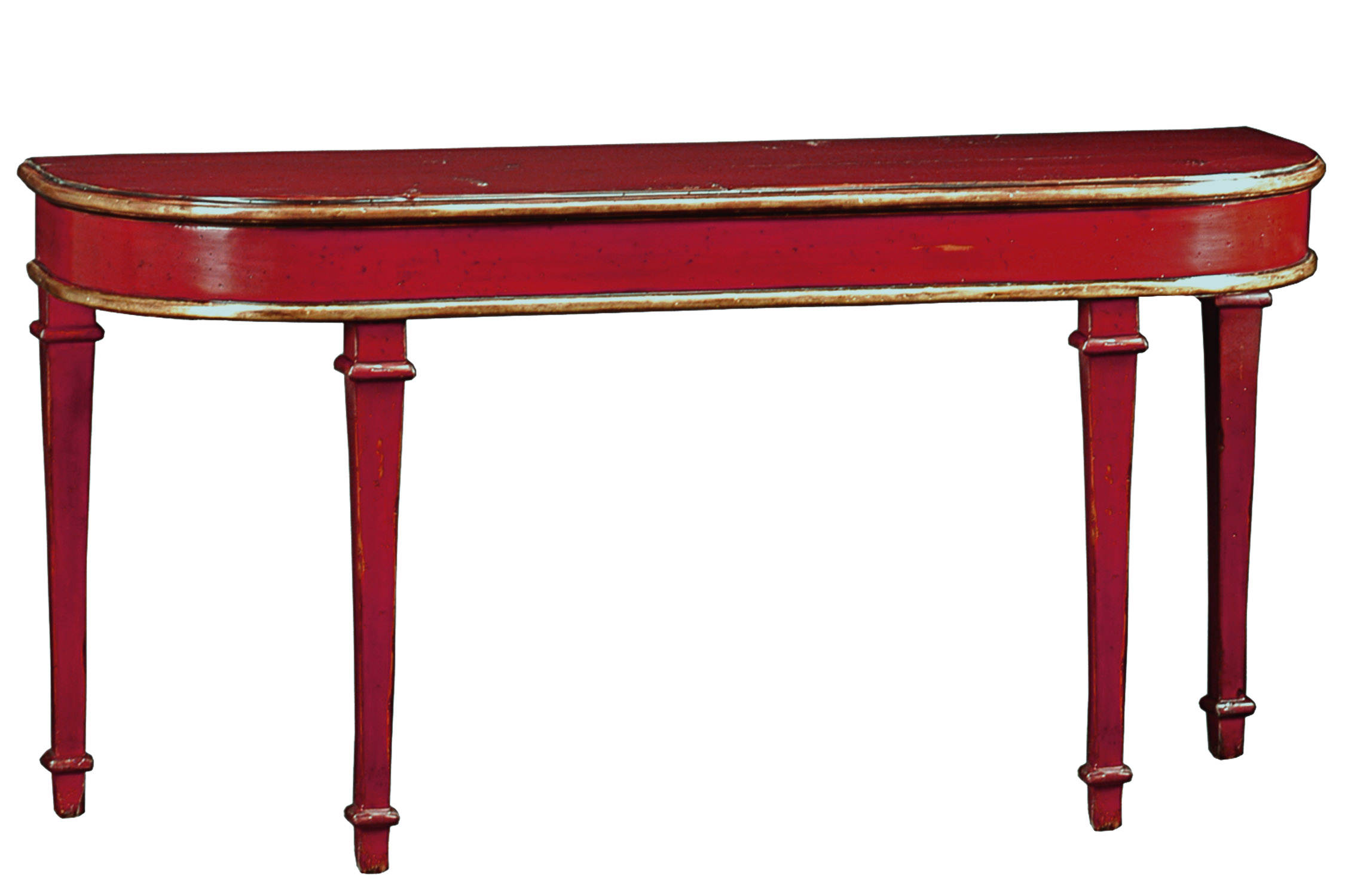 Prague traditional transitional painted sofa table console by Woodland furniture in Idaho Falls