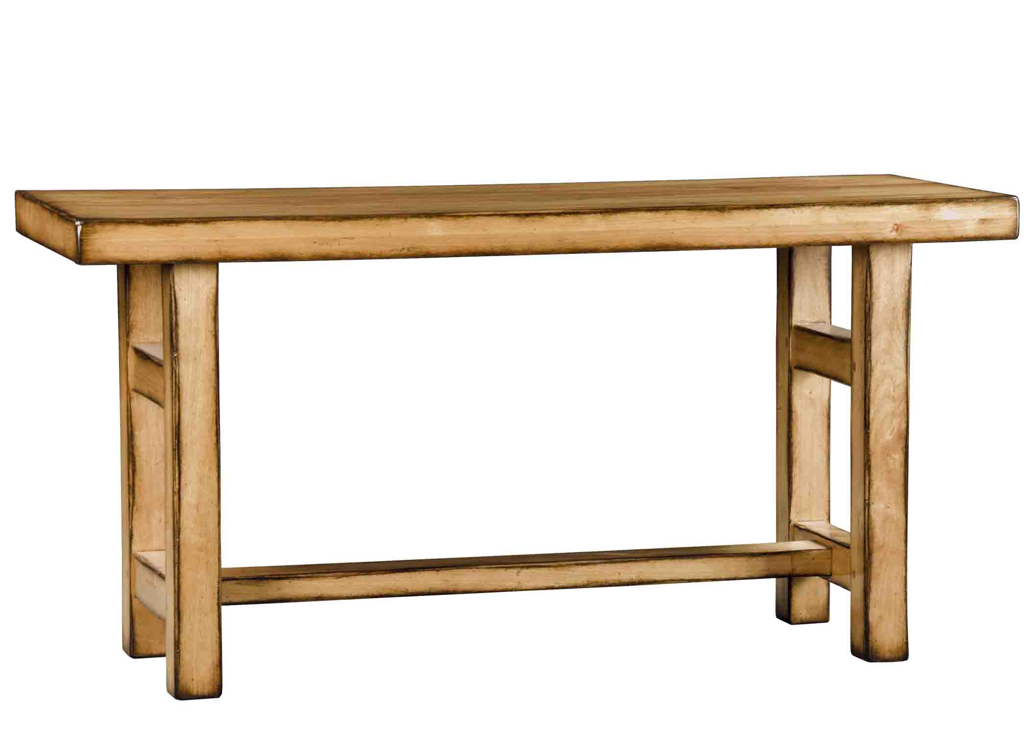 Camden modern rustic transitional sofa table console