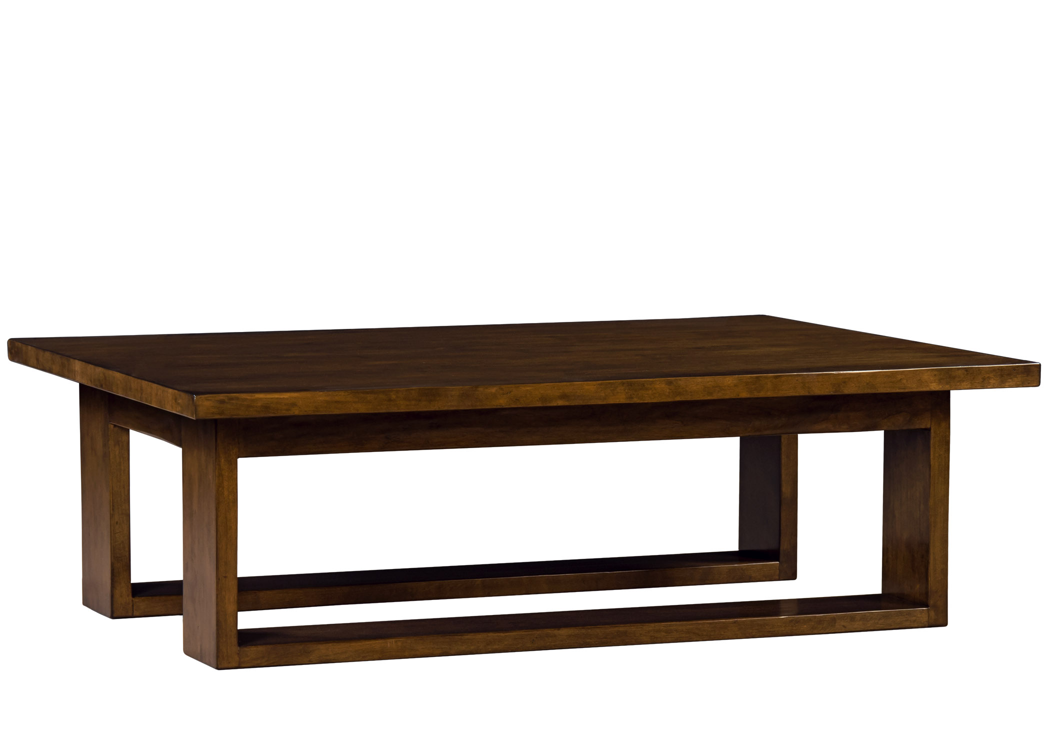 Lestrade contemporary modern cocktail / coffee table by Woodland furniture in Idaho Falls USA