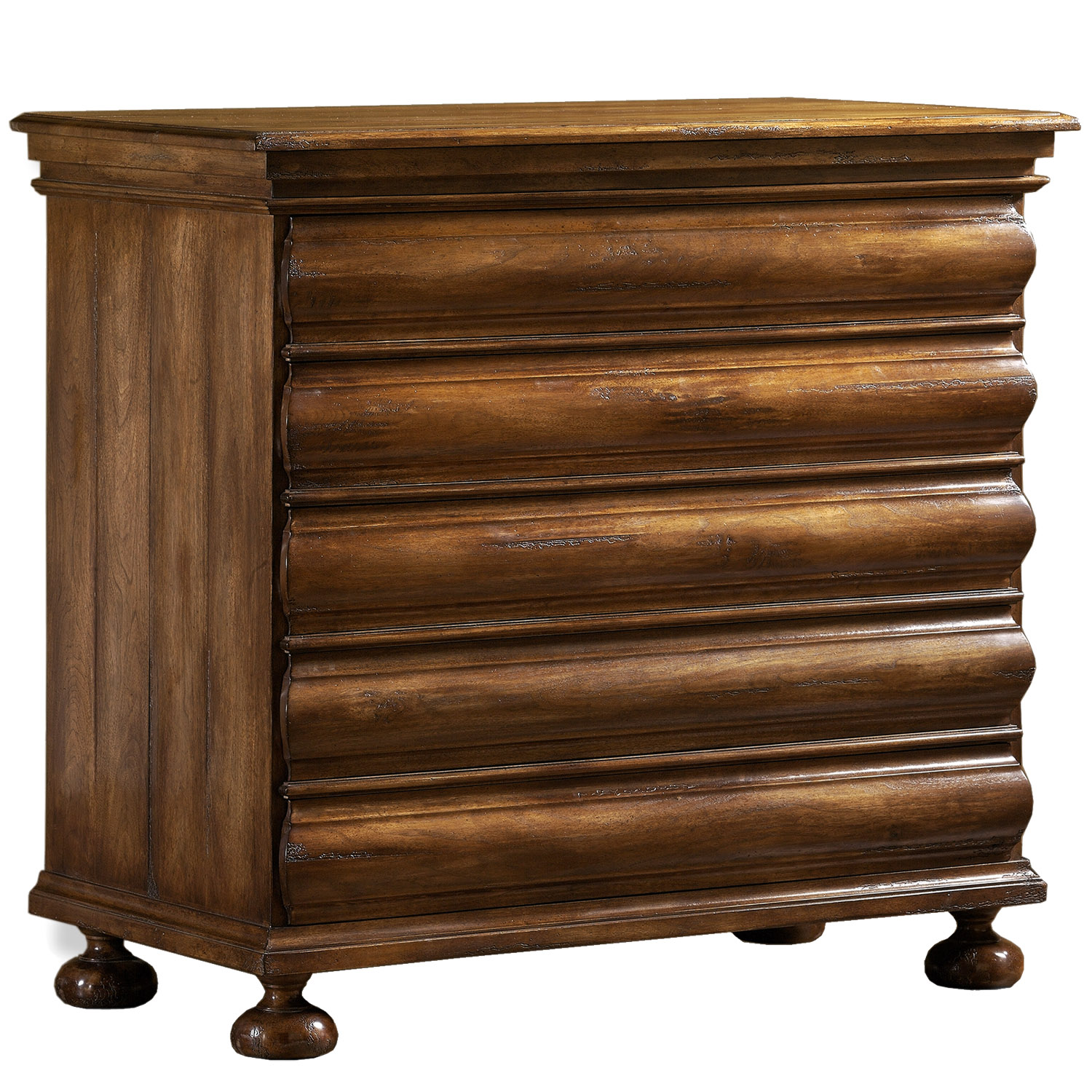 Borghese traditional antique replication chest of drawers dresser by Woodland Furniture in Idaho Falls