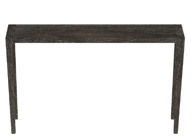 Antwerp console by Woodland in cerused Antwerp - Bitter Chocolate finish