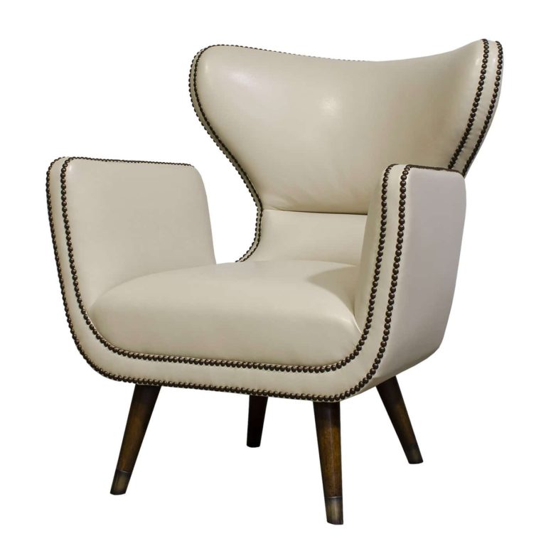 Modena italian club chair leather contemporary retro