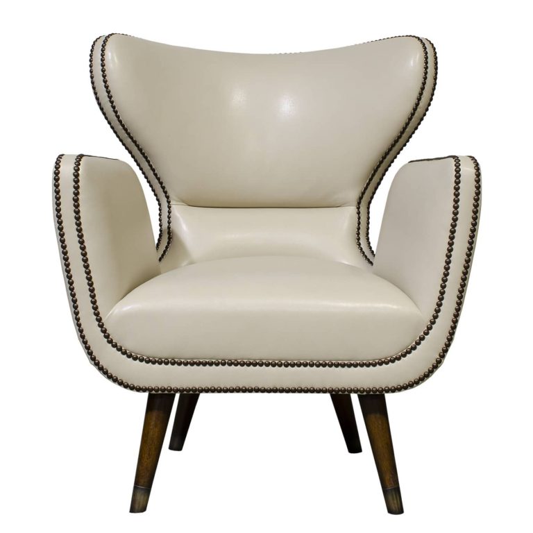 Modena italian club chair leather contemporary retro upholstery