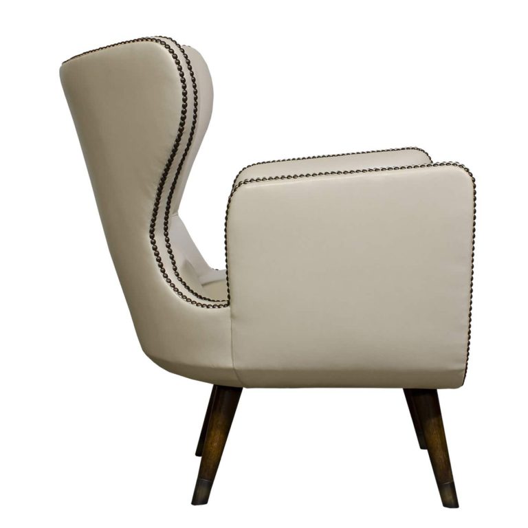 Modena italian club chair leather contemporary retro