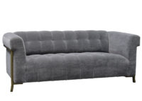 Moden contemporary tufted sofa metal legs