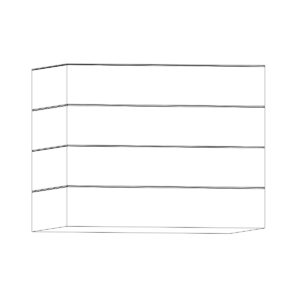 Bristal flat paneled farmhouse kitchen range hood by Woodland