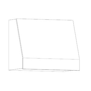Foxcote modern kitchen cabinetry range hood by Woodland