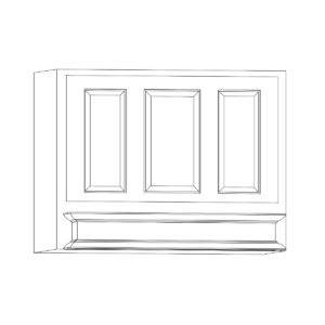 Springfiled kitchen cabinetry range hood by Woodland